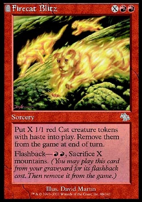 Firecat Blitz ~ Judgment [ EX ] [ Magic MTG ]