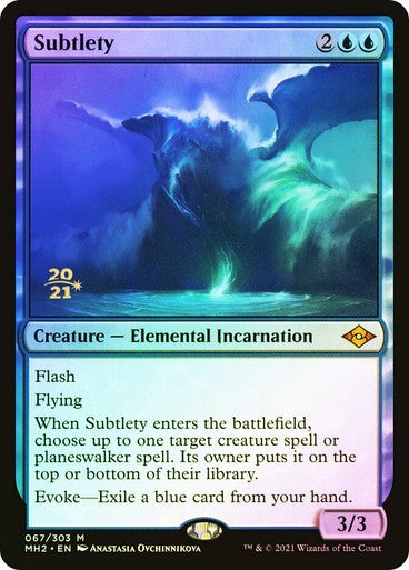 FOIL Subtlety ~ Prerelease Modern Horizons 2 [ NM ] [ Magic MTG ]