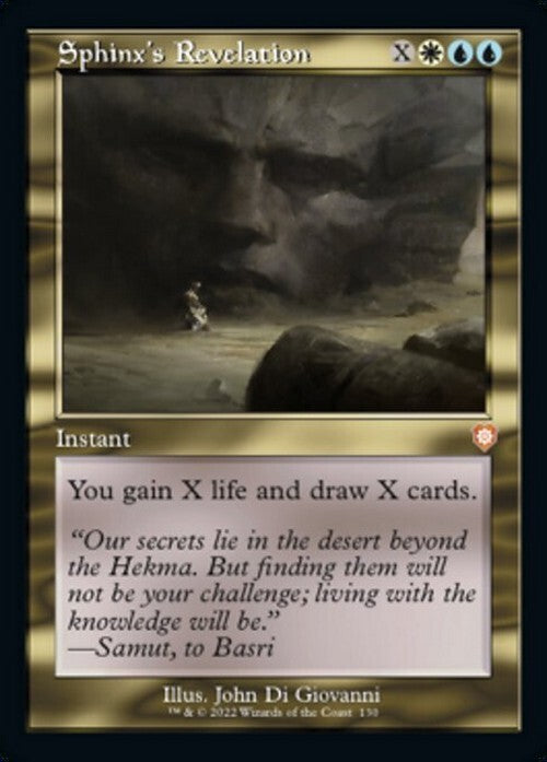 Sphinx's Revelation ~ Commander: The Brothers' War [ NM ] [ Magic MTG ]