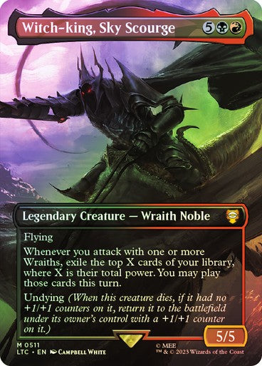 FOIL Witch-king, Sky Scourge ~ Commander: Lord of the Rings [ NM ] [ MTG ]