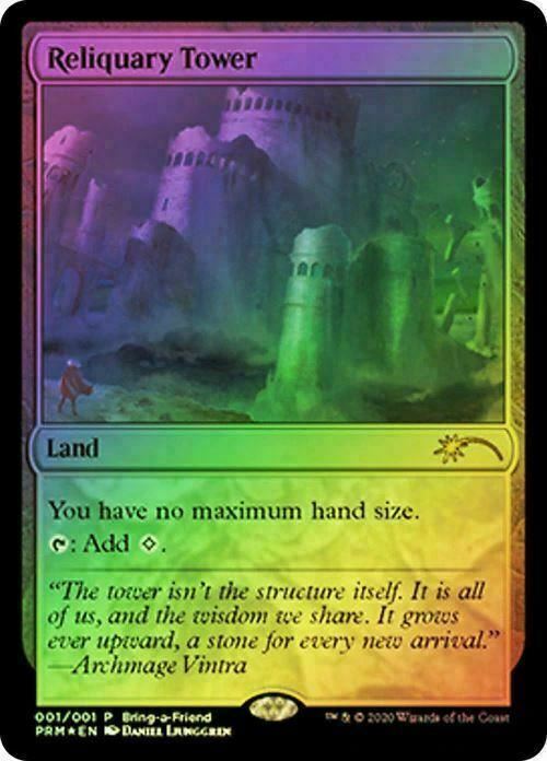 FOIL Reliquary Tower ~ Bring-a-Friend Promos [ NM ] [ Magic MTG ]