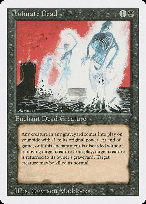 Animate Dead ~ Revised [ PLAYED ] [ Magic MTG ]