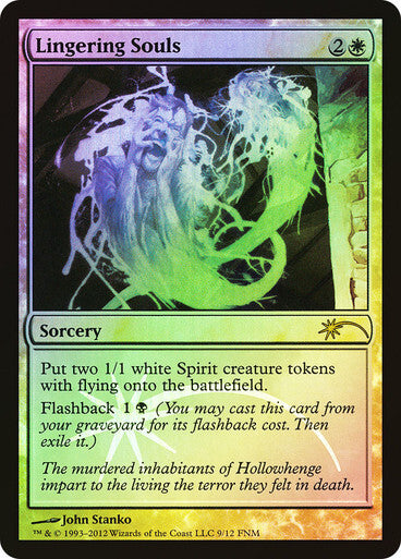 FOIL Lingering Souls ~ Friday Night Magic Promos [ NM ] [ Magic MTG ]