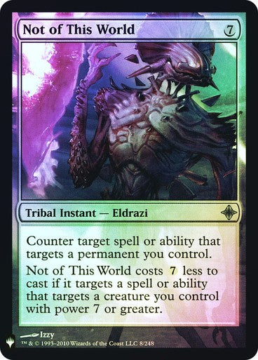 FOIL Not of This World ~ Mystery Booster [ NM ] [ Magic MTG ]