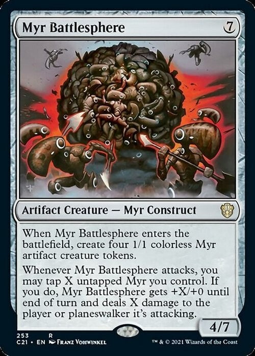 Myr Battlesphere ~ Commander: Strixhaven [ NM ] [ Magic MTG ]