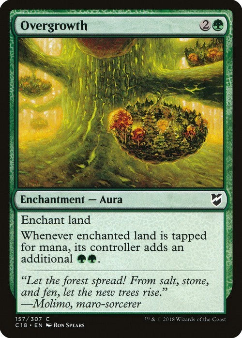 Overgrowth ~ Commander 2018 [ EX ] [ Magic MTG ]