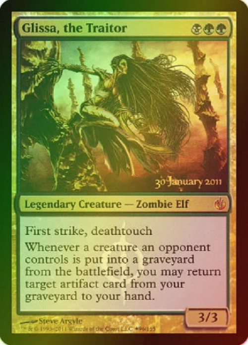FOIL Glissa, the Traitor ~ Prerelease Mirrodin Besieged [ EX ] [ Magic MTG ] - London Magic Traders Ltd
