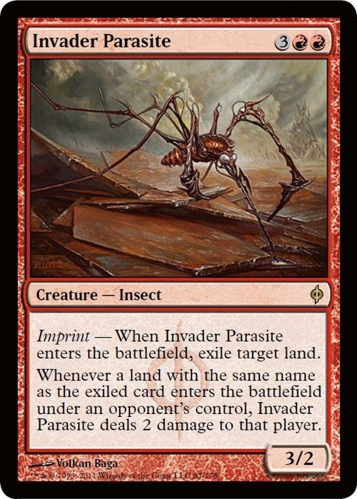 Invader Parasite ~ New Phyrexia [ EX ] [ Magic MTG ]