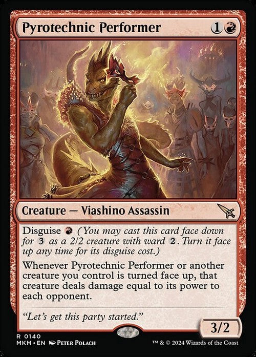 Pyrotechnic Performer ~ Murders at Karlov Manor [ NM ] [ Magic MTG ]