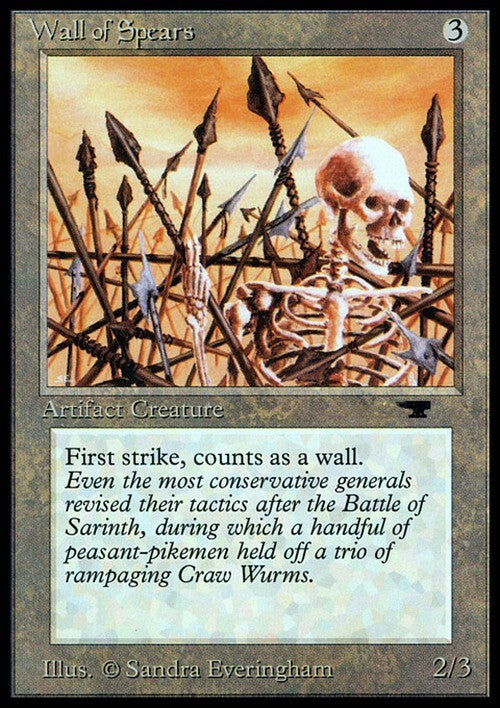 Wall of Spears ~ Antiquities [ EX ] [ Magic MTG ]