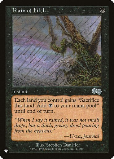 Rain of Filth ~ Mystery Booster 2 [ NM ] [ Magic MTG ]