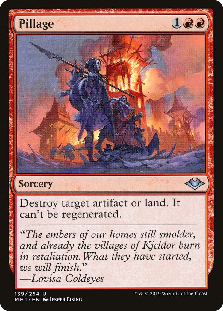 Pillage ~ Modern Horizons 1 [ NM ] [ Magic MTG ]