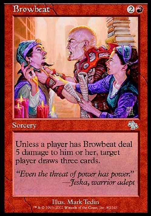 Browbeat ~ Judgment [ EX ] [ Magic MTG ]