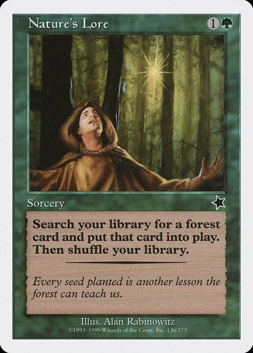 Nature's Lore ~ Starter 1999 [ EX ] [ Magic MTG ]