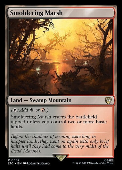 Smoldering Marsh ~ Commander: Lord of the Rings [ NM ] [ Magic MTG ]