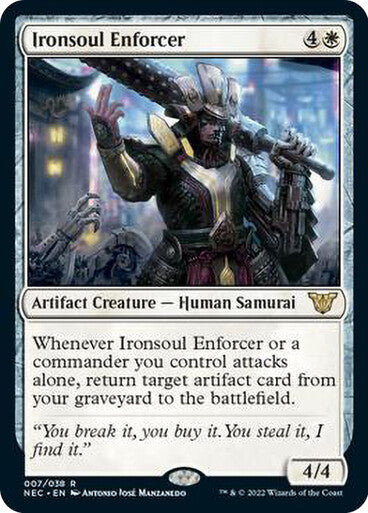 Ironsoul Enforcer ~ Commander: Kamigawa: Neon Dynasty [ NM ] [ MTG ]