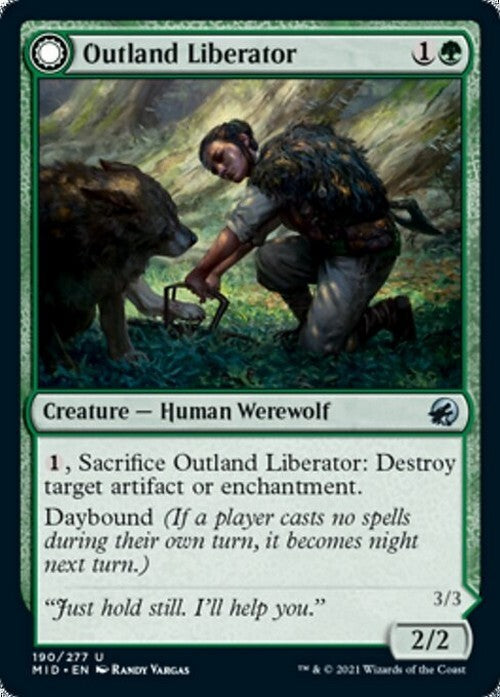 Outland Liberator ~ Midnight Hunt [ NM ] [ Magic MTG ]