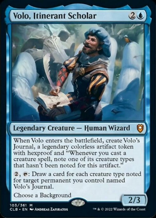 Volo, Itinerant Scholar ~ Commander Legends 2 [ NM ] [ Magic MTG ]