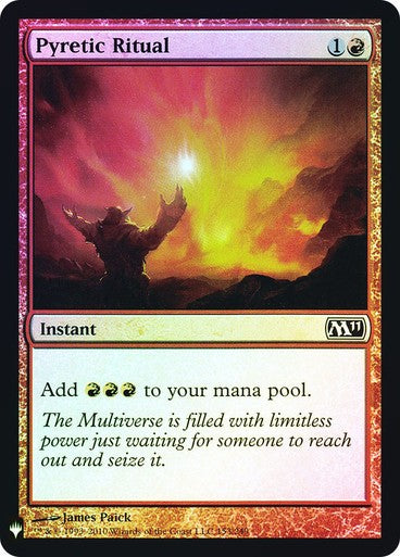 FOIL Pyretic Ritual ~ Mystery Booster [ NM ] [ Magic MTG ]