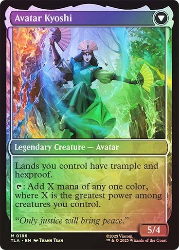FOIL The Legend of Kyoshi ~ Avatar: The Last Airbender [ NM ] [ Magic MTG ]