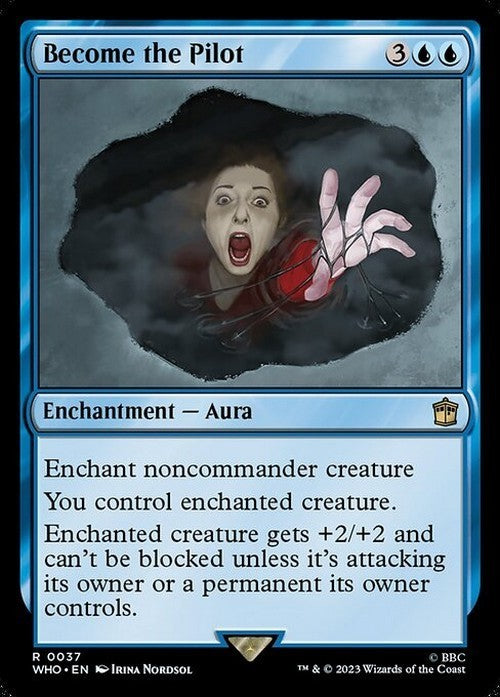 Become the Pilot ~ Commander: Doctor Who [ NM ] [ Magic MTG ]