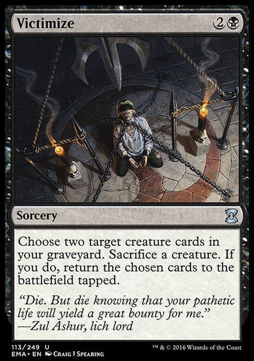 Victimize ~ Eternal Masters [ EX ] [ Magic MTG ]