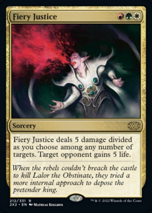 Fiery Justice ~ Double Masters 2022 [ NM ] [ Magic MTG ]