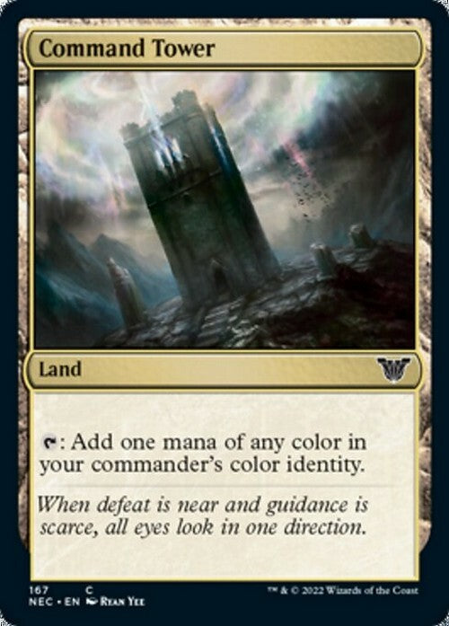 Command Tower ~ Commander: Kamigawa: Neon Dynasty [ NM ] [ MTG ]