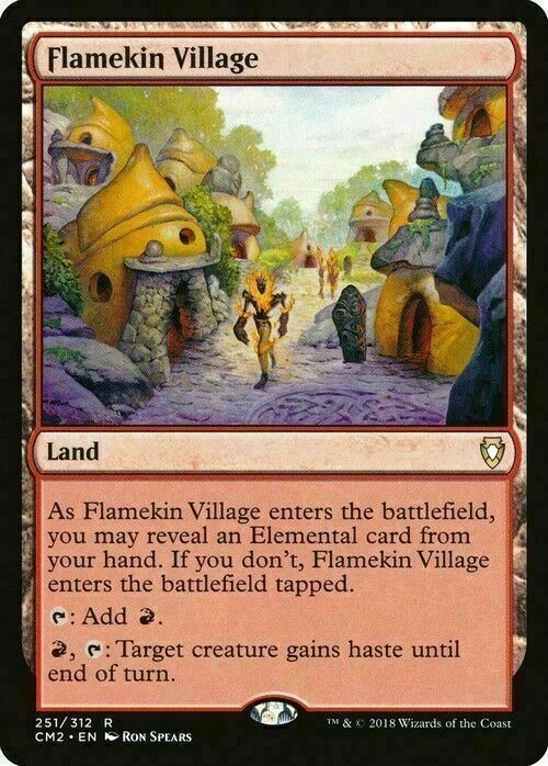 Flamekin Village ~ Commander Anthology 2 [ EX ] [ Magic MTG ]