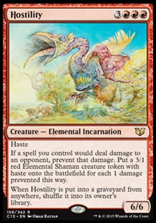 Hostility ~ Commander 2015 [ EX ] [ Magic MTG ]