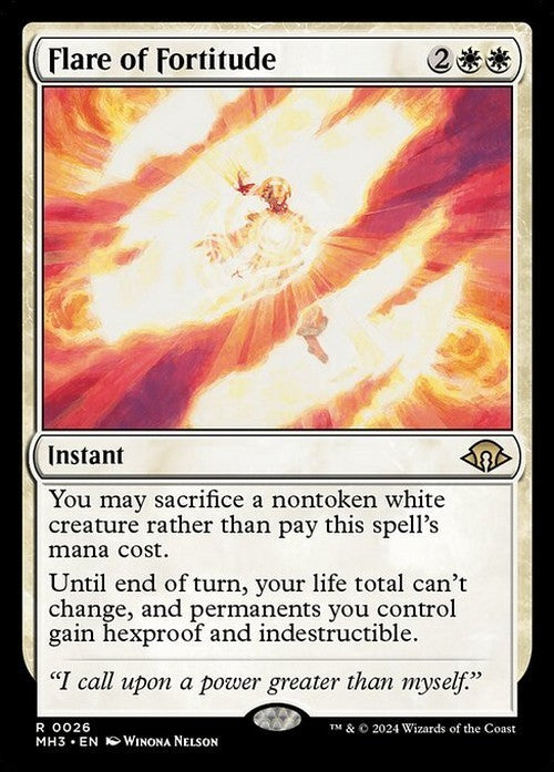 Flare of Fortitude ~ Modern Horizons 3 [ NM ] [ Magic MTG ]