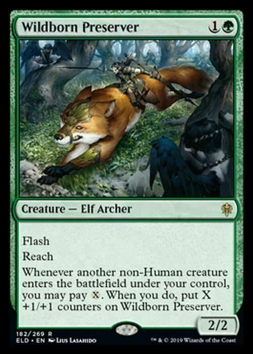 Wildborn Preserver ~ Throne of Eldraine [ NM ] [ Magic MTG ]