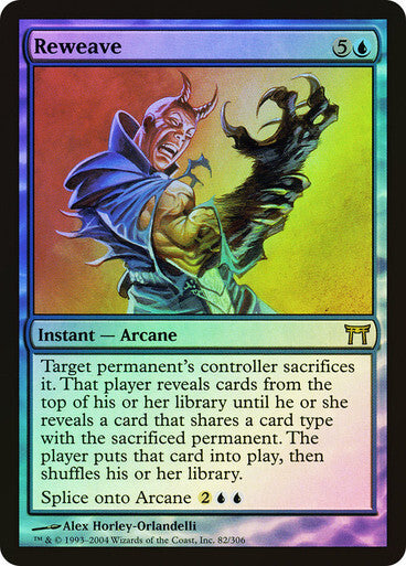 FOIL Reweave ~ Champions of Kamigawa [ EX ] [ Magic MTG ]