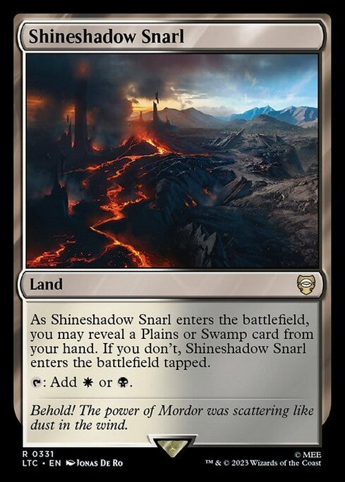 Shineshadow Snarl ~ Commander: Lord of the Rings [ NM ] [ Magic MTG ]
