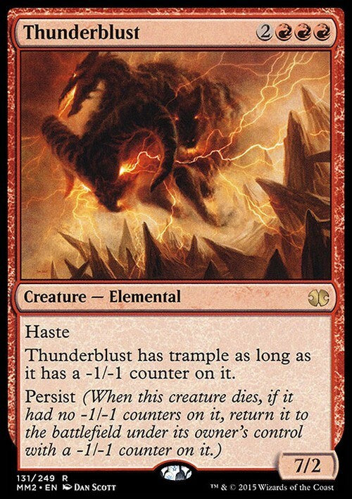 Thunderblust ~ Modern Masters 2015 [ EX ] [ Magic MTG ]