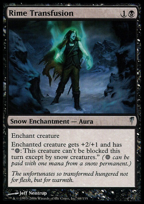 Rime Transfusion ~ Coldsnap [ EX ] [ Magic MTG ]