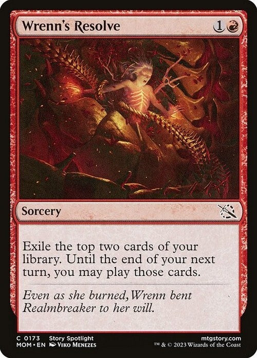 Wrenn's Resolve ~ March of the Machine [ NM ] [ Magic MTG ]