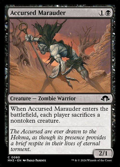 Accursed Marauder ~ Modern Horizons 3 [ NM ] [ Magic MTG ]