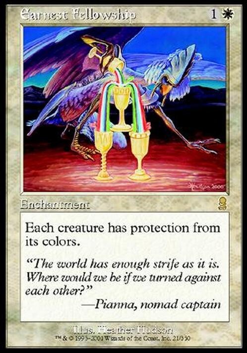 Earnest Fellowship ~ Odyssey [ EX ] [ Magic MTG ]