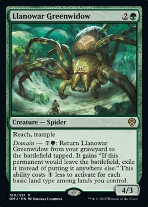 Llanowar Greenwidow ~ Dominaria United [ NM ] [ Magic MTG ]