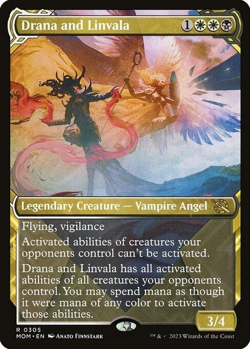 SHOWCASE Drana and Linvala ~ March of the Machine [ NM ] [ Magic MTG ]
