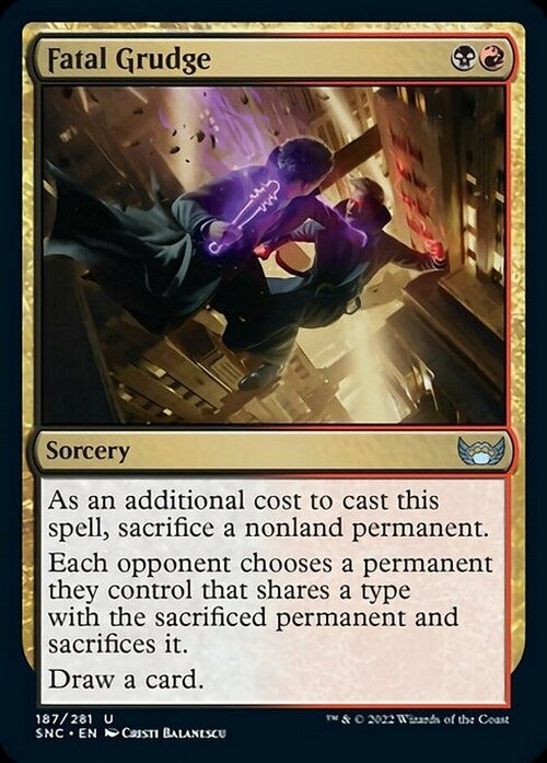 Fatal Grudge ~ Streets of New Capenna [ NM ] [ Magic MTG ]