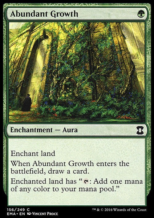 Abundant Growth ~ Eternal Masters [ EX ] [ Magic MTG ]