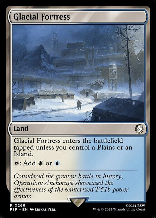 Glacial Fortress ~ Commander: Fallout [ NM ] [ Magic MTG ]
