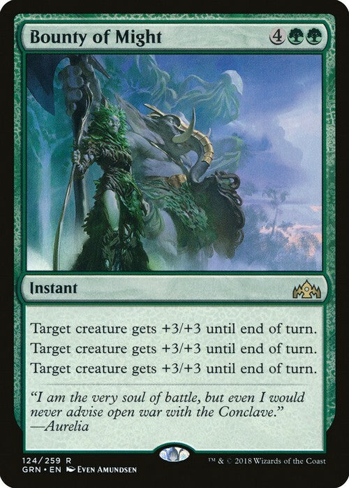 Bounty of Might ~ Guilds of Ravnica [ NM ] [ Magic MTG ]