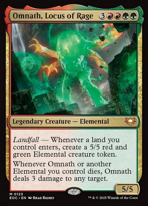 Omnath, Locus of Rage ~ Commander: Edge of Eternities [ NM ] [ Magic MTG ]