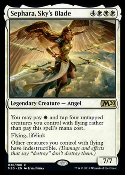 Sephara, Sky's Blade ~ Core 2020 [ EX ] [ Magic MTG ]