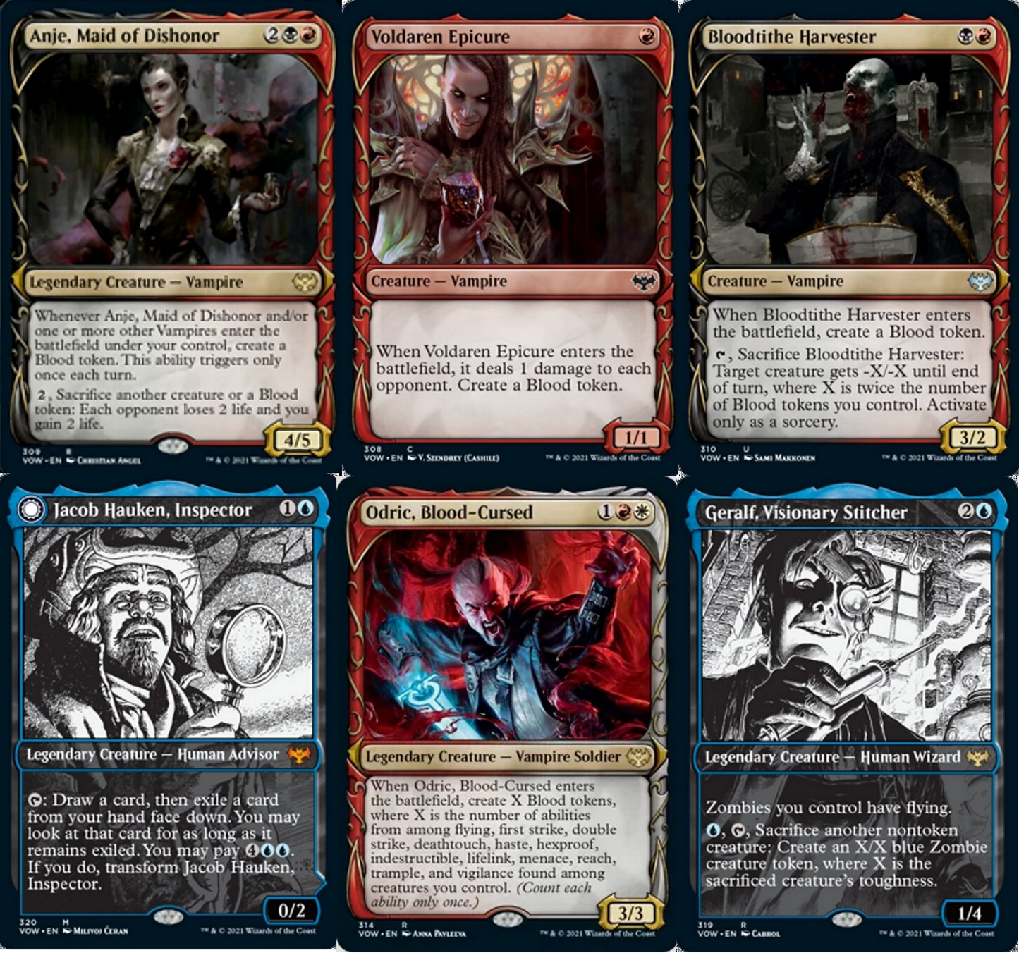 Choose your SHOWCASE ~ Crimson Vow [ NM ] [ Magic MTG ]