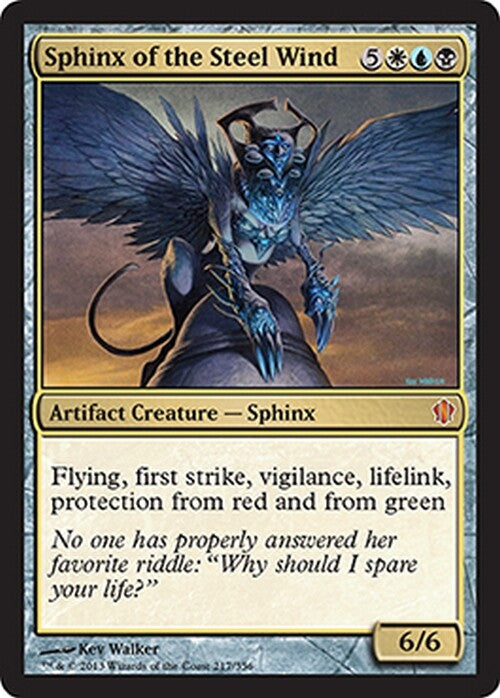 Sphinx of the Steel Wind ~ Commander 2013 [ EX ] [ Magic MTG ]