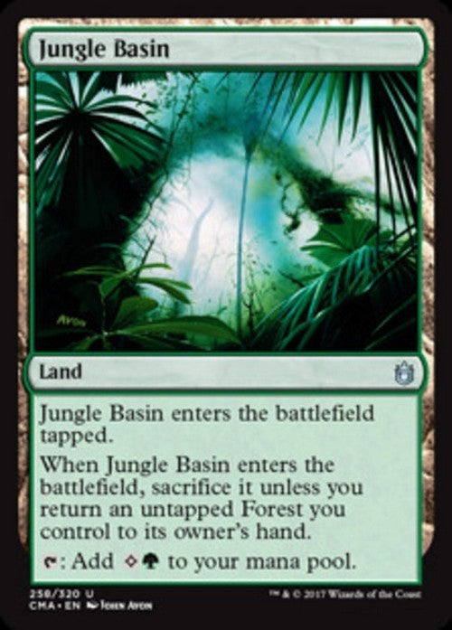 Jungle Basin ~ Commander Anthology 1 [ EX ] [ Magic MTG ]